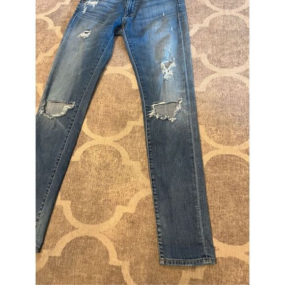 Denim & supply Ralph Lauren skinny denim jeans size 28 distressed - Picture 2 of 8